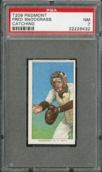T206 Fred Snodgrass Catching - PSA Graded NM 7 (1 of 1)